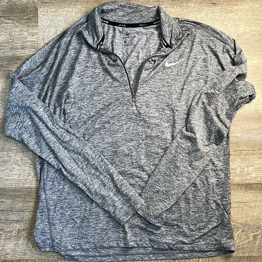 Gray Nike Dri Fit Pull Over SZ L